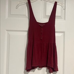 AE Ribbed Babydoll Tank woman’s XS